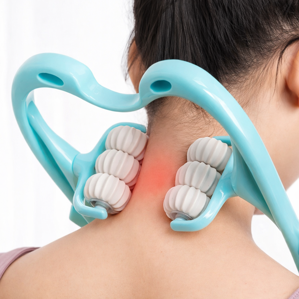 مُدَلِّك العنق والكتف اليدوي المريح