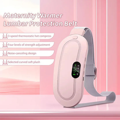 Ceinture chauffante intelligente pour soulager les douleurs et crampes menstruelles, masseur abdominal vibrant, appareil de thérapie par ceinture lombaire électrique
